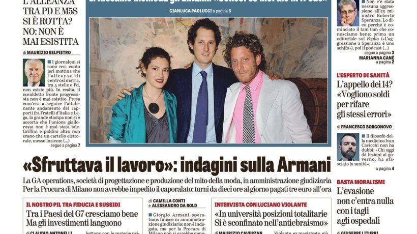 Oggi in edicola