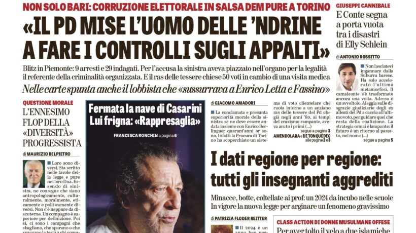 Oggi in edicola