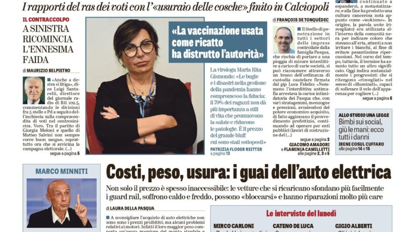 Oggi in edicola