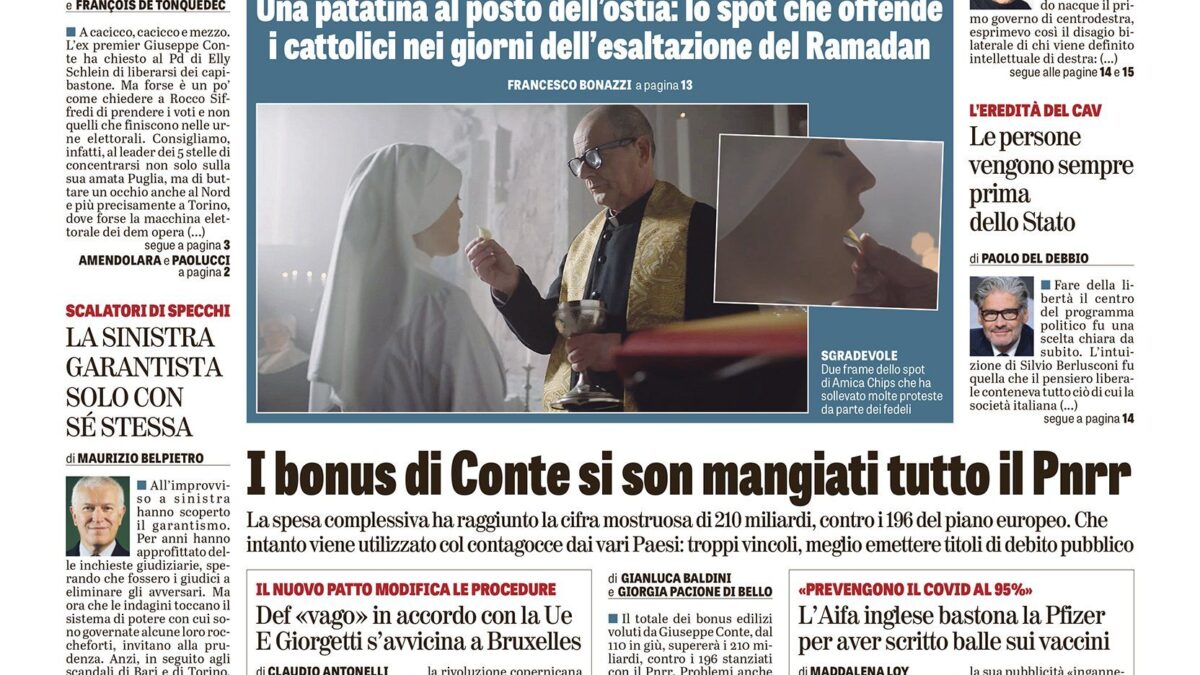 Oggi in edicola