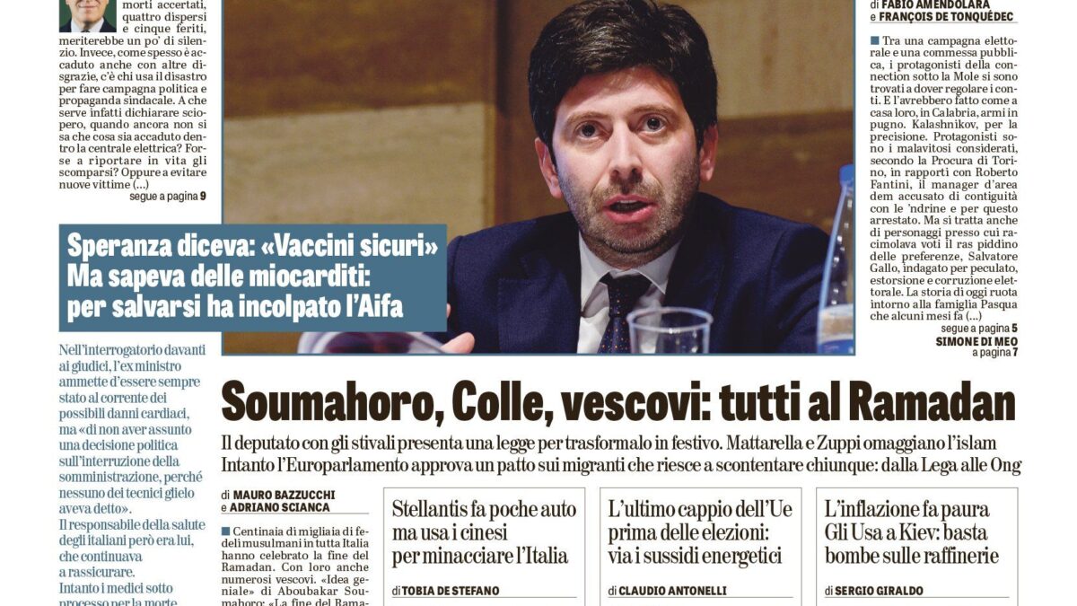 Oggi in edicola