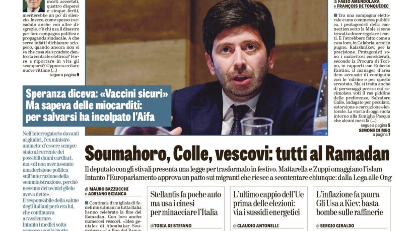 Oggi in edicola