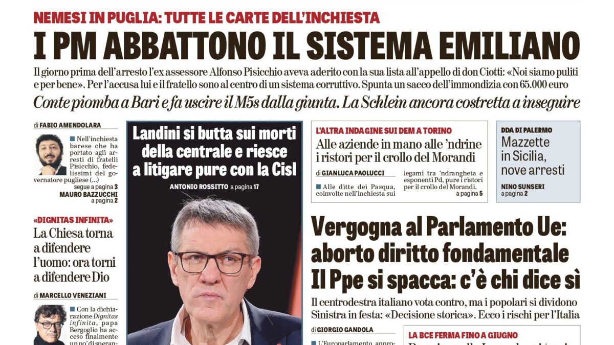 Oggi in edicola