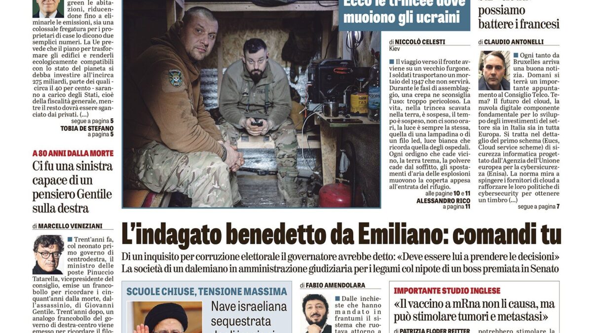 Oggi in edicola