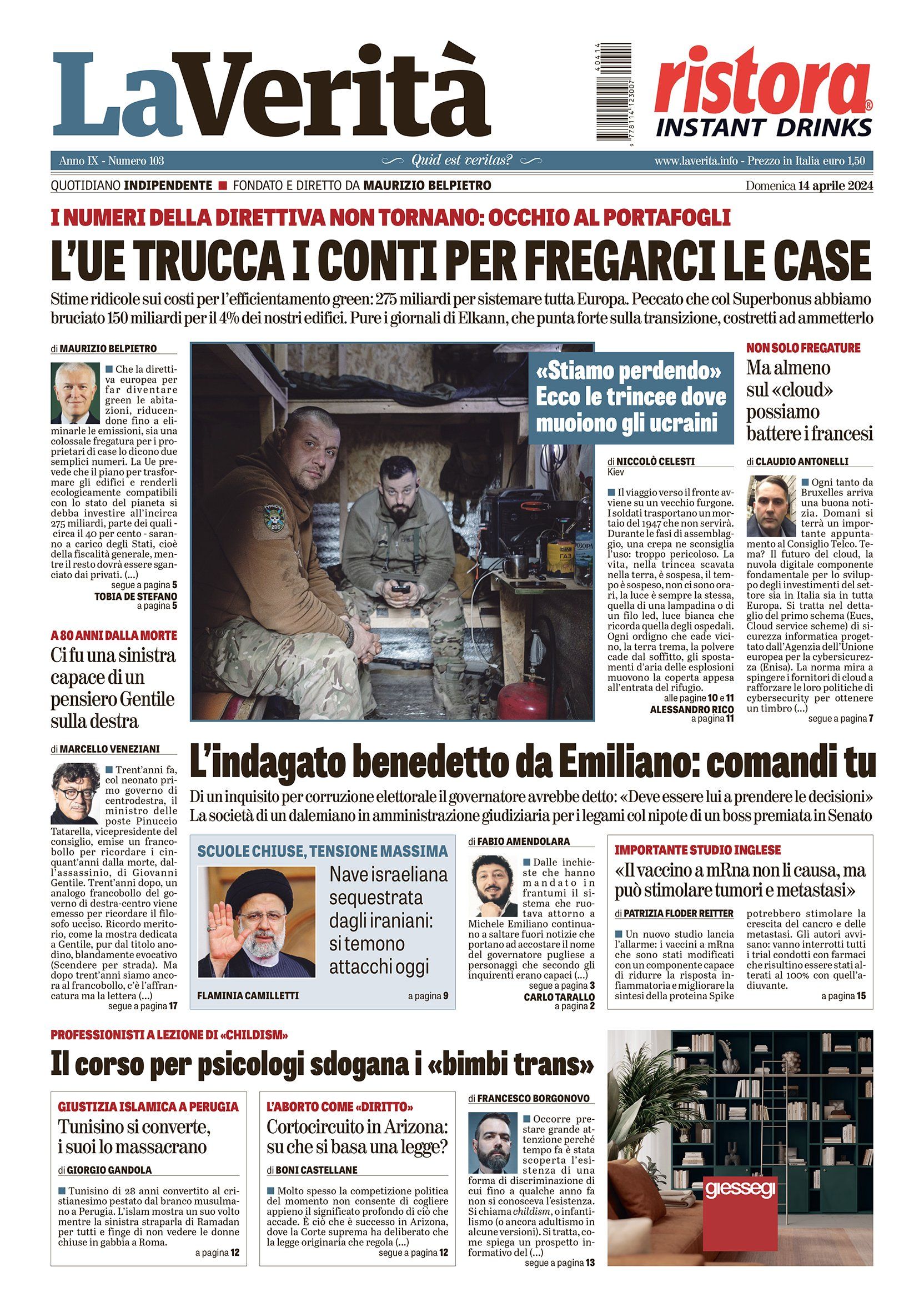 Oggi in edicola