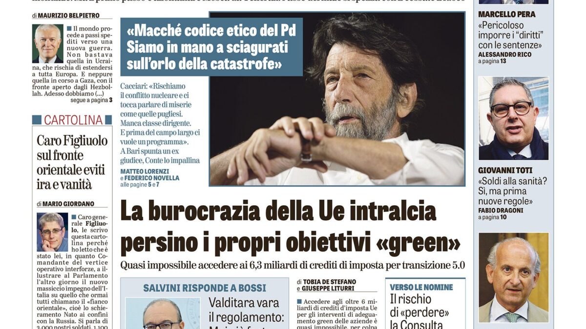 Oggi in edicola