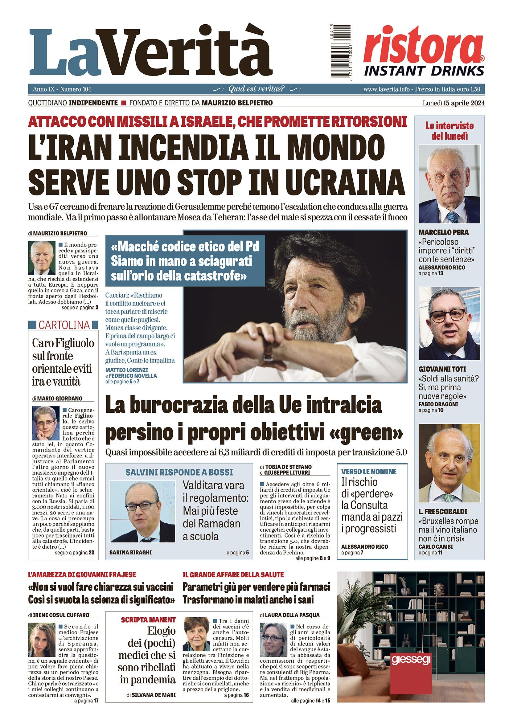 Oggi in edicola