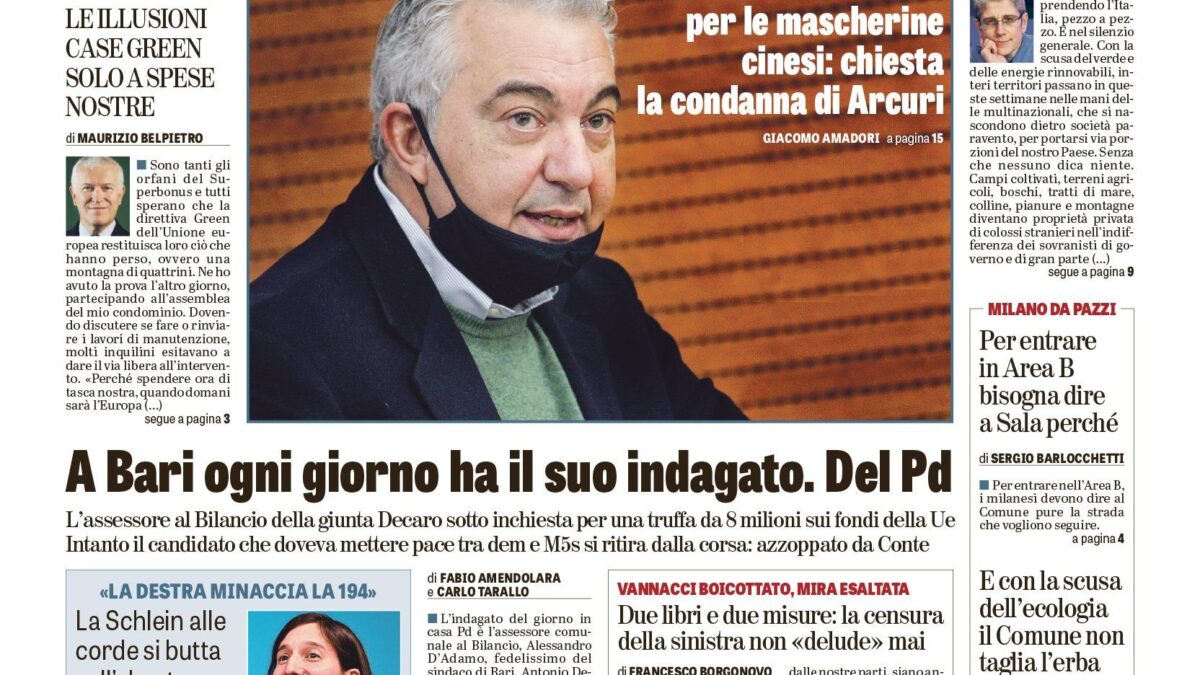Oggi in edicola