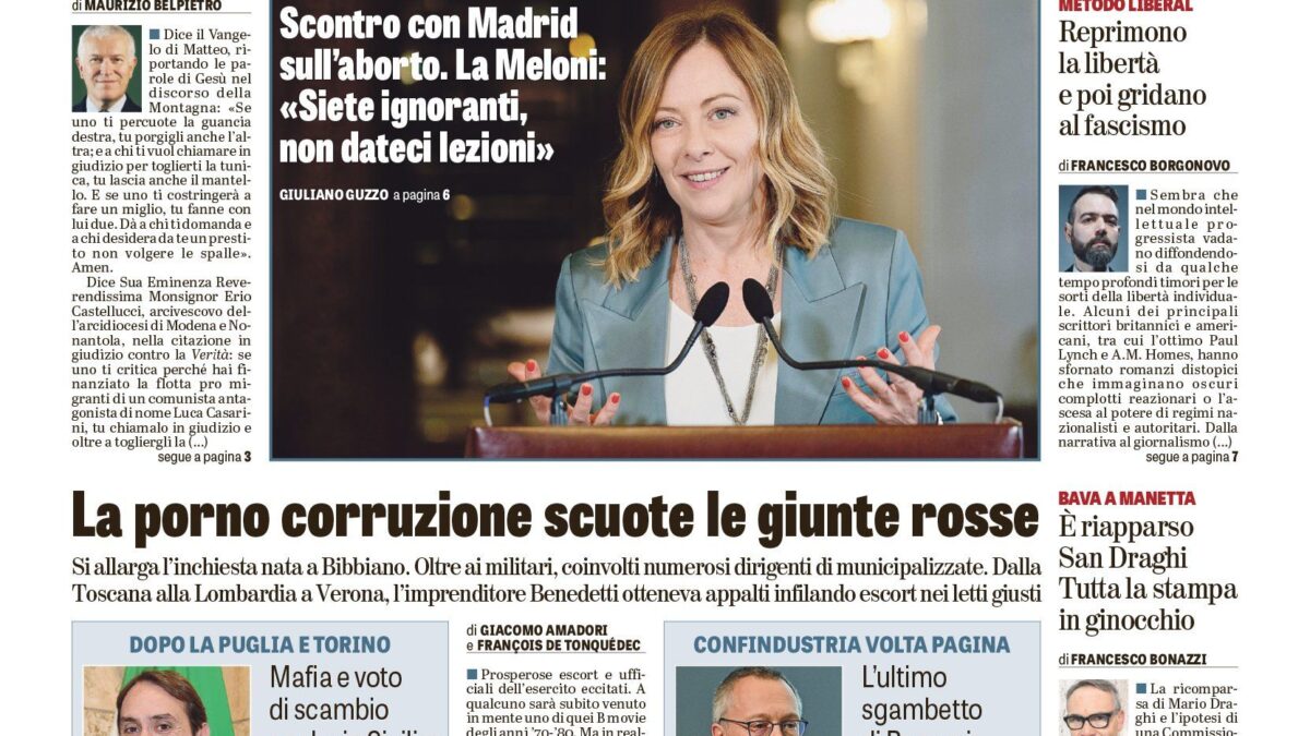 Oggi in edicola