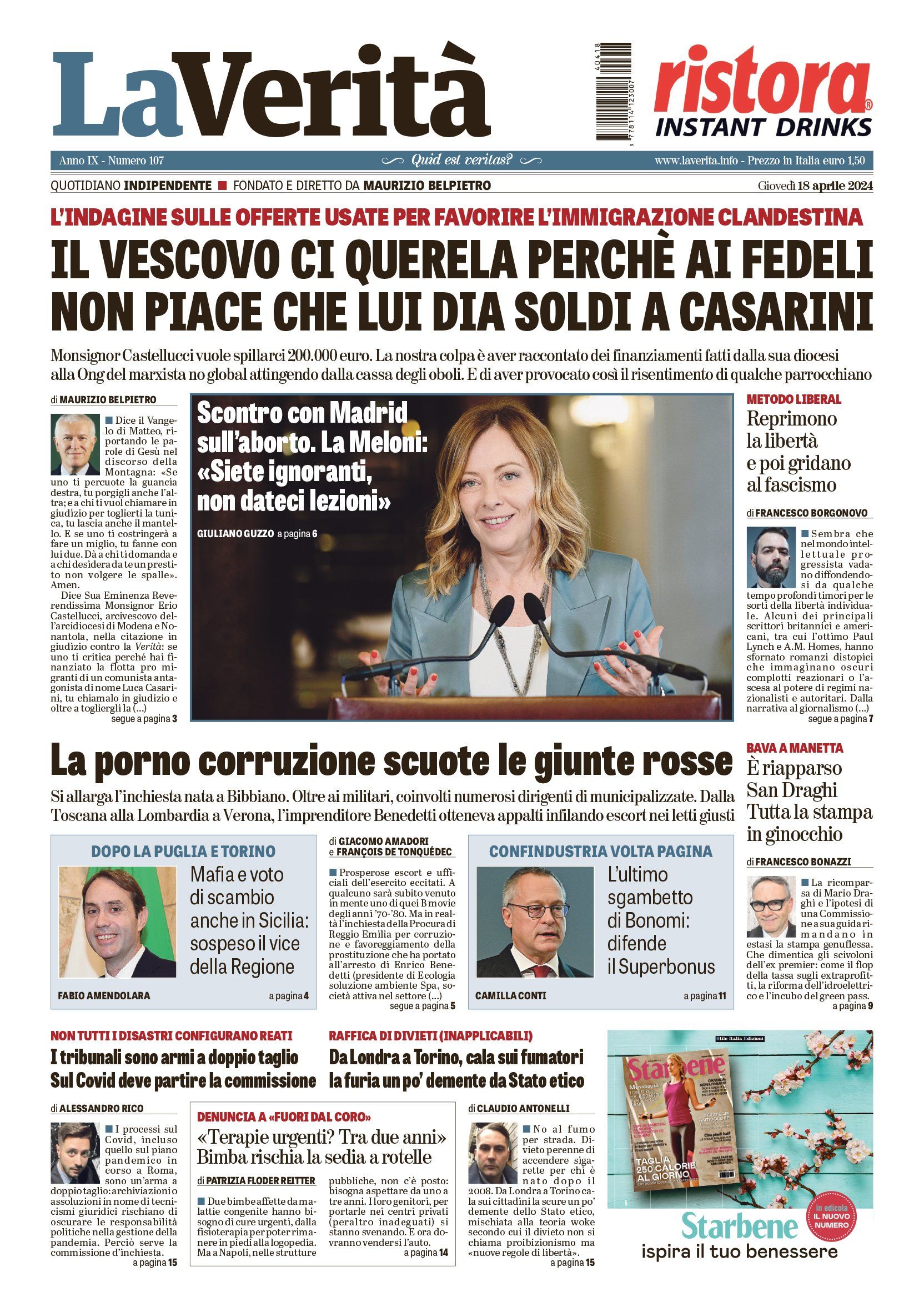 Oggi in edicola