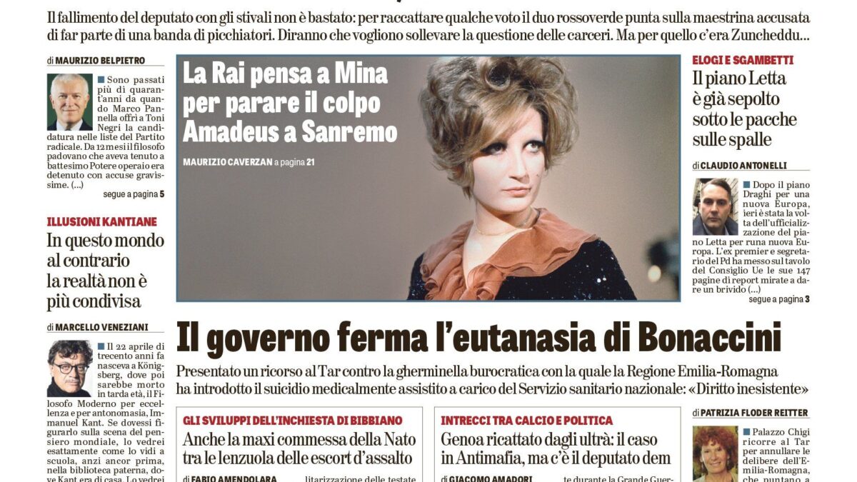Oggi in edicola