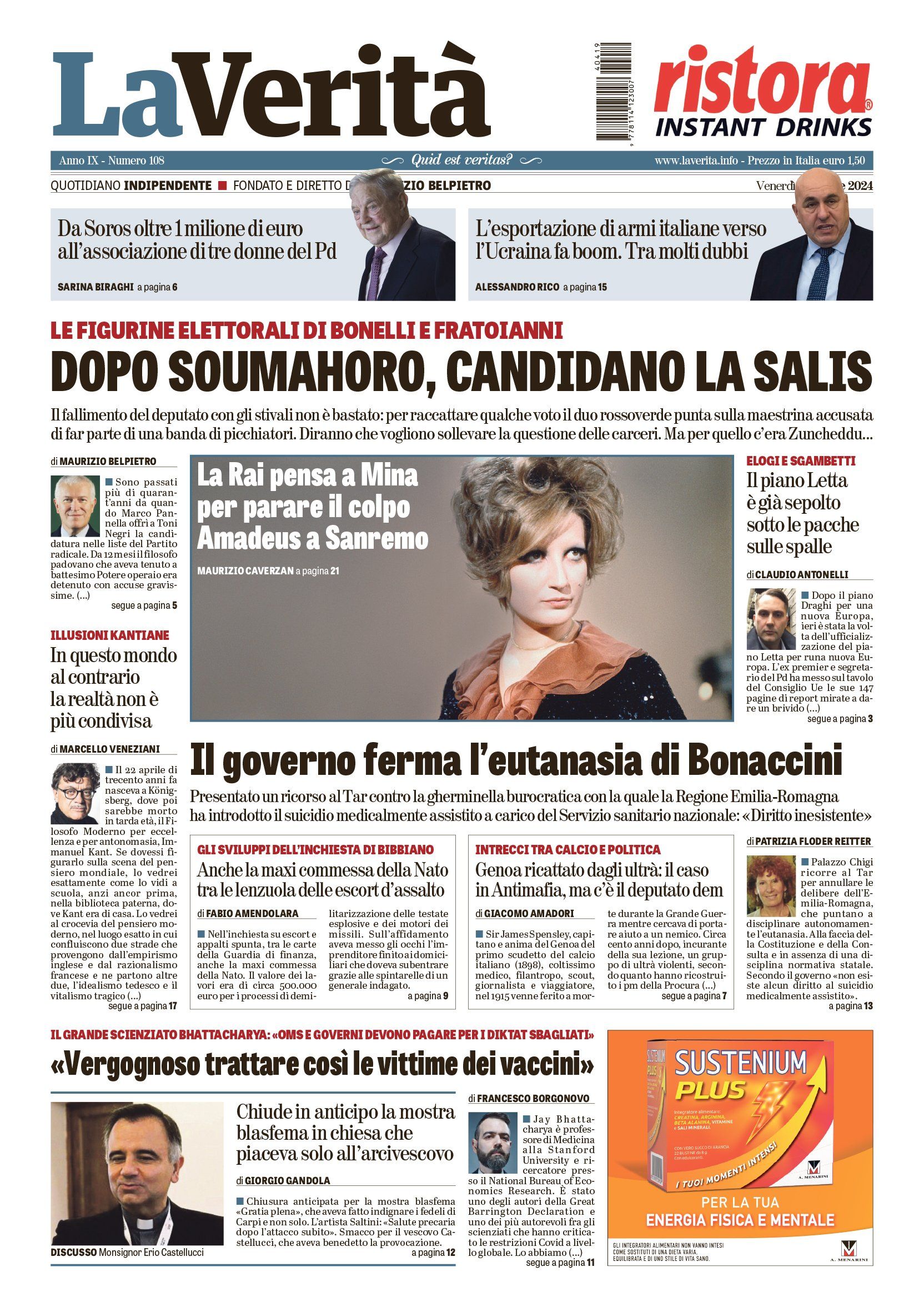 Oggi in edicola