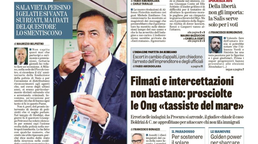 Oggi in edicola
