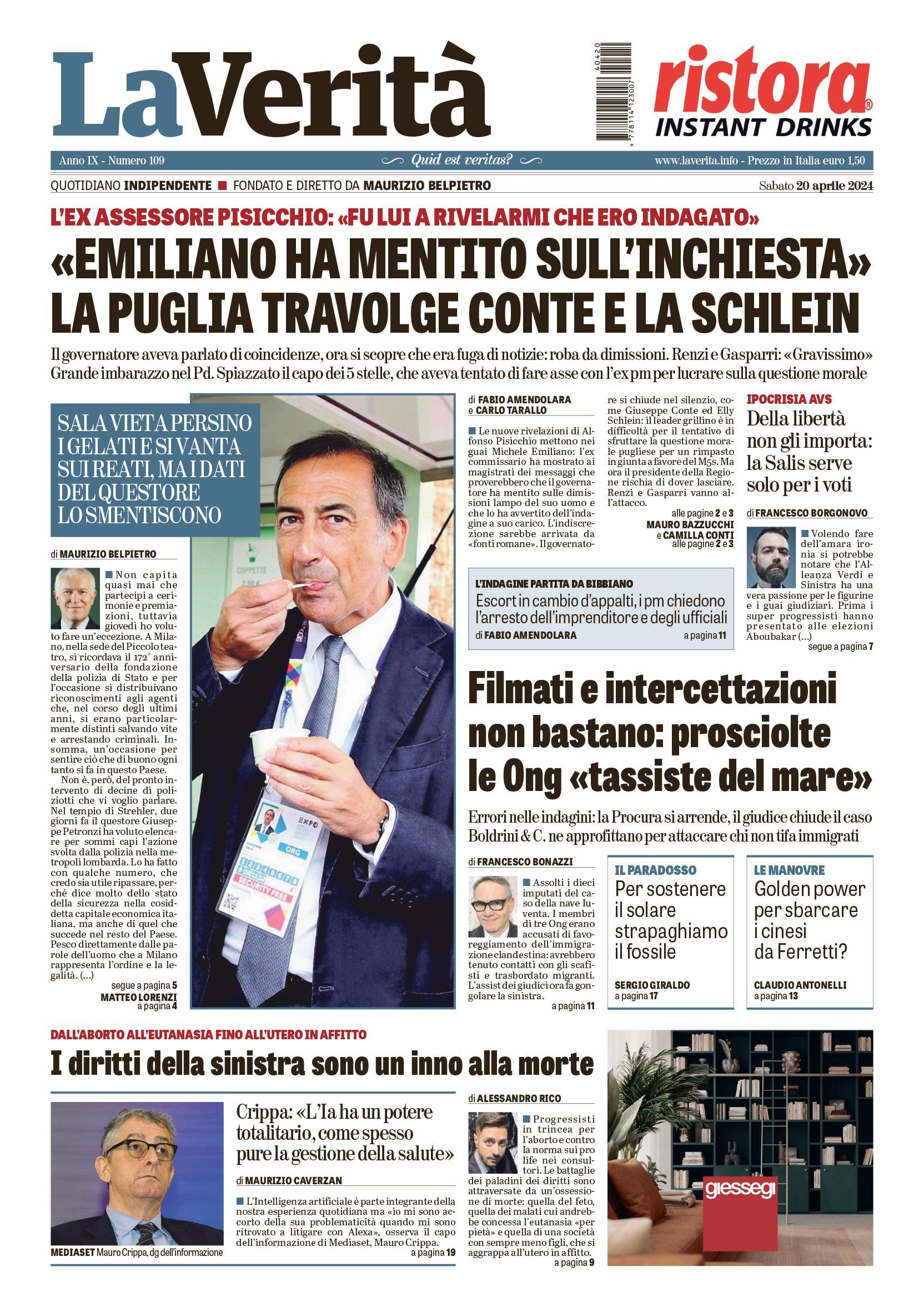 Oggi in edicola