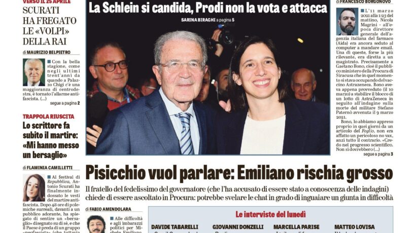Oggi in edicola