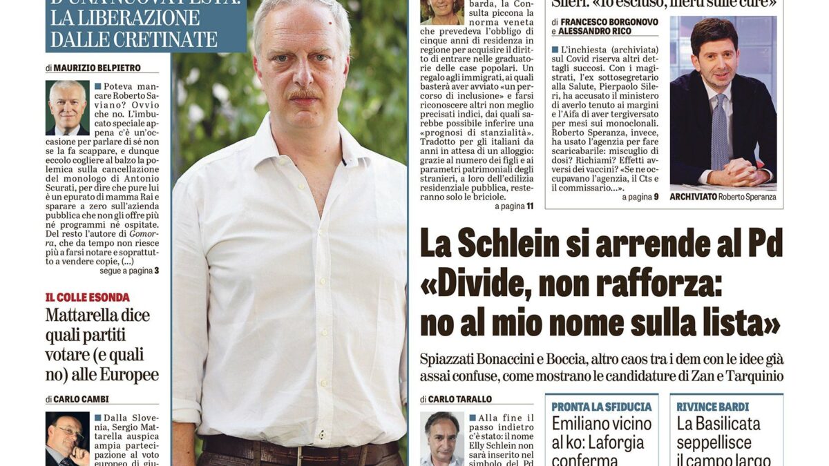 Oggi in edicola