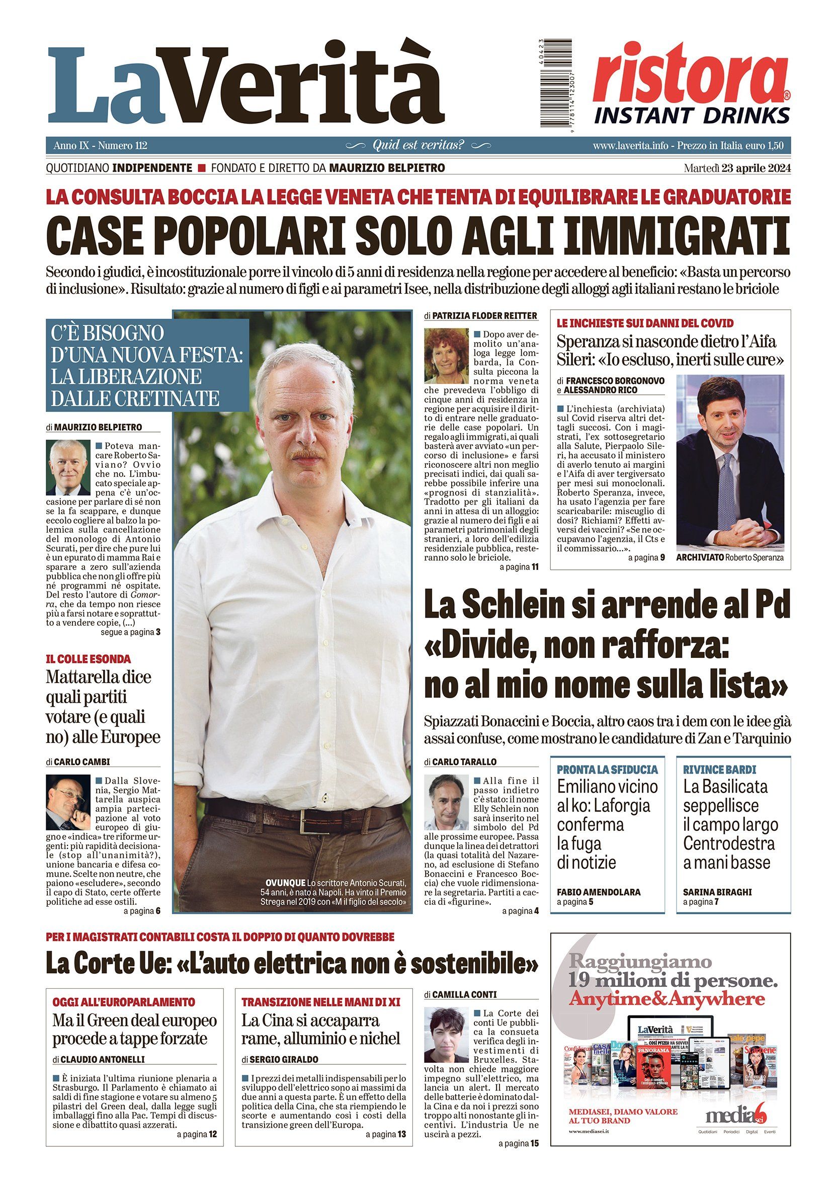 Oggi in edicola