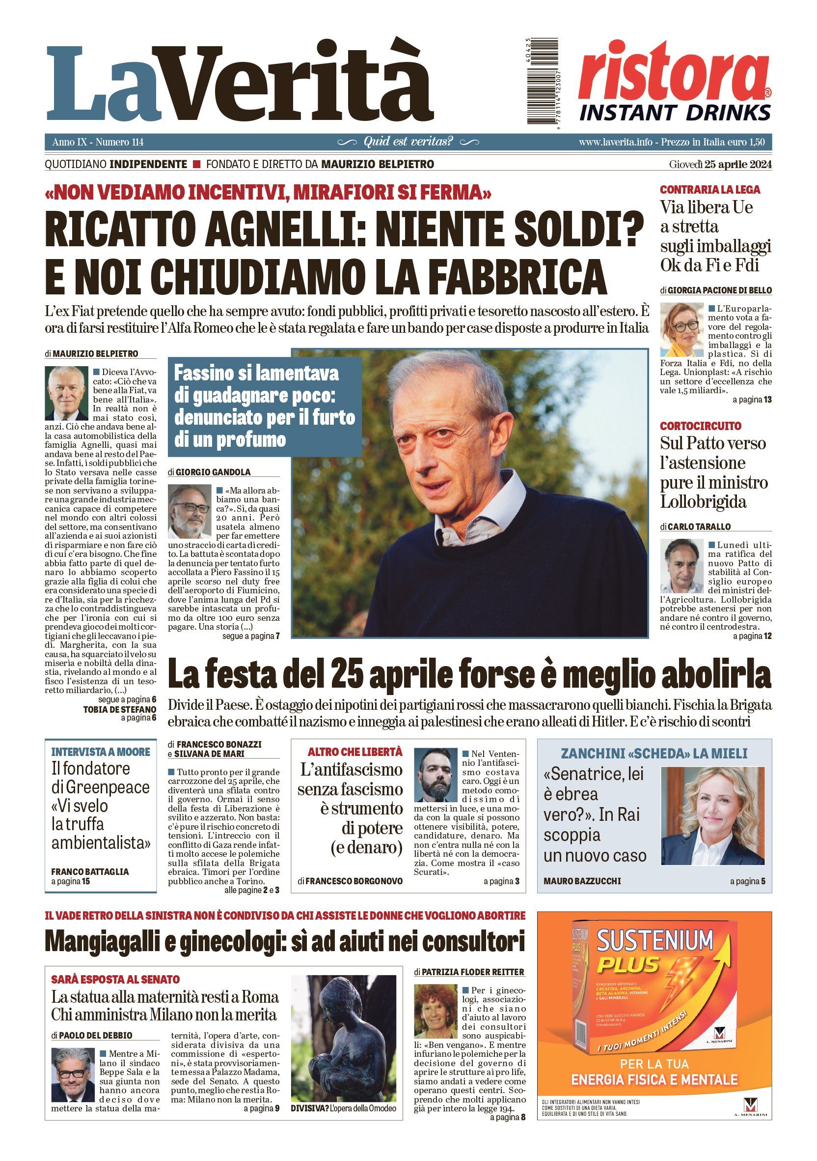 Oggi in edicola