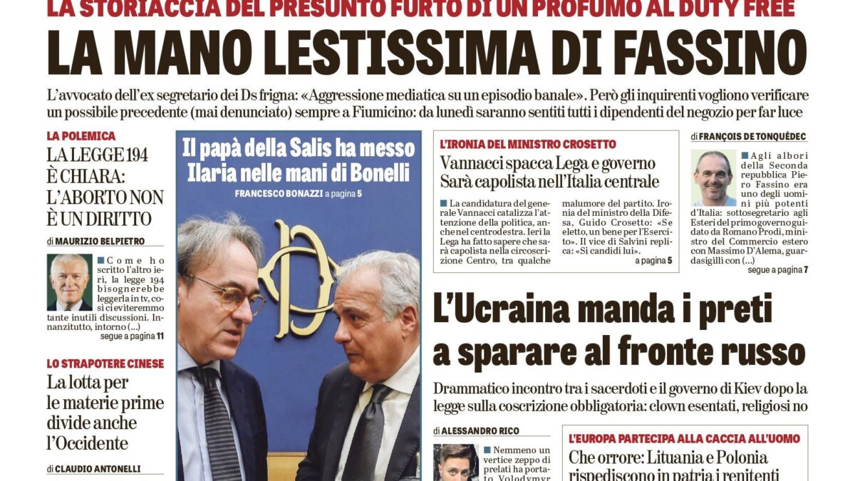 Oggi in edicola
