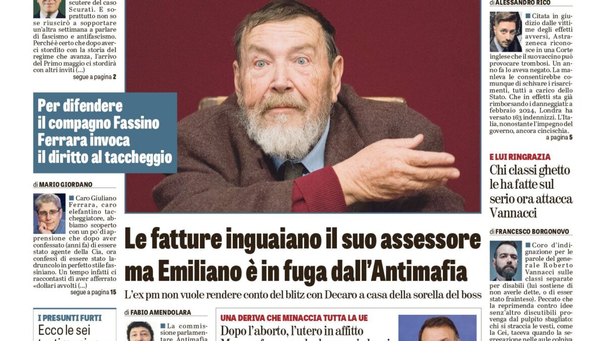Oggi in edicola