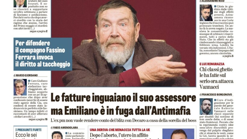 Oggi in edicola