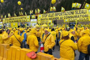 Coldiretti al Brennero ferma il «fake in Italy»