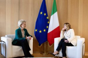 Incontro Meloni-Von der Leyen: «Draghi nell’Ue? Aspettiamo il voto»