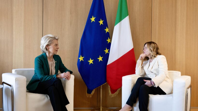 Incontro Meloni-Von der Leyen: «Draghi nell’Ue? Aspettiamo il voto»