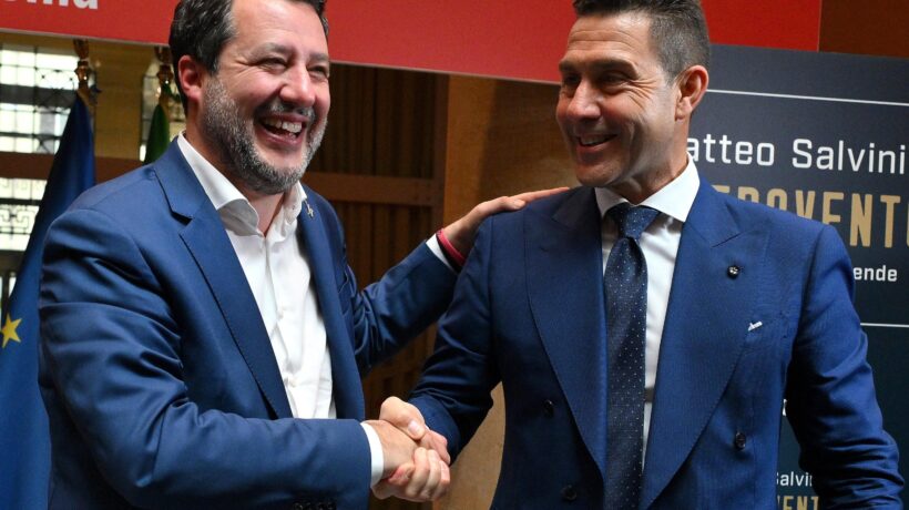 Salvini al debutto con il generale: «Siamo una coppia luciferina»