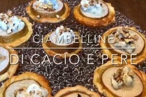 Cuciniamo insieme: ciambelline cacio e pere