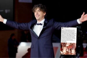 Riondino appende La Russa a testa in giù