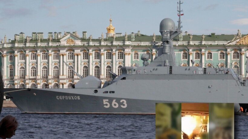 Blitz ucraino: nave russa in fiamme