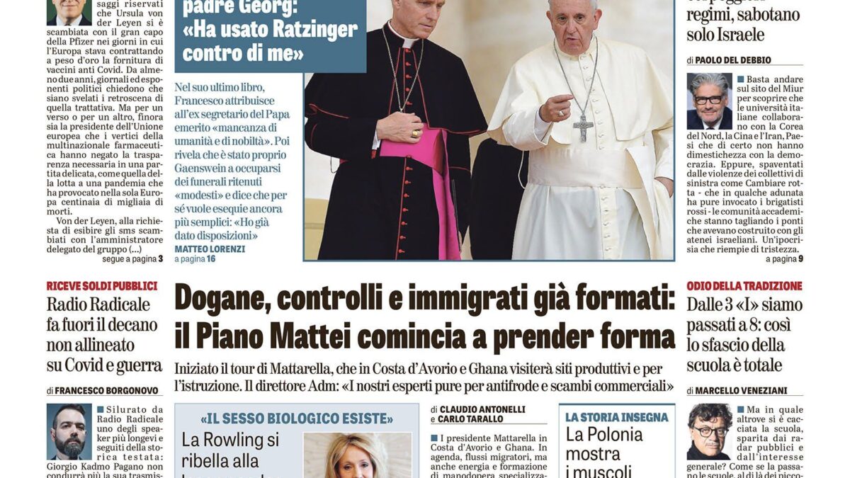 Oggi in edicola