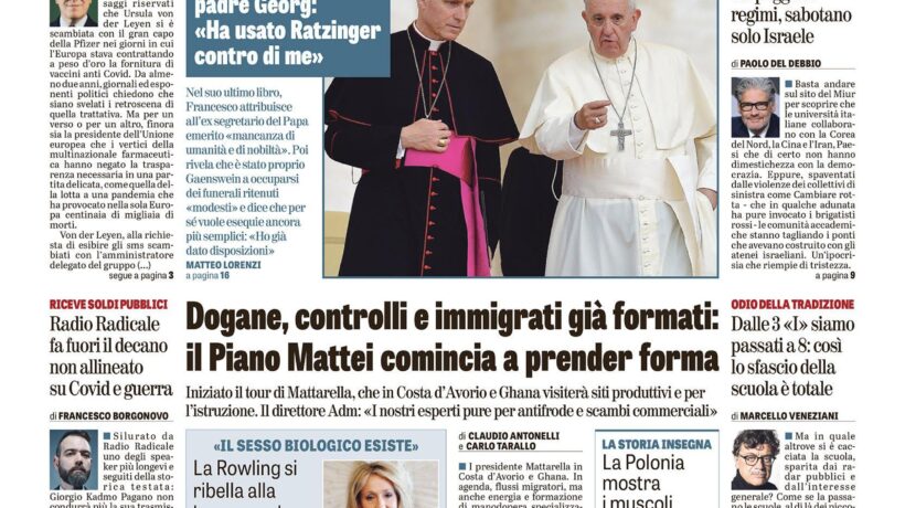 Oggi in edicola