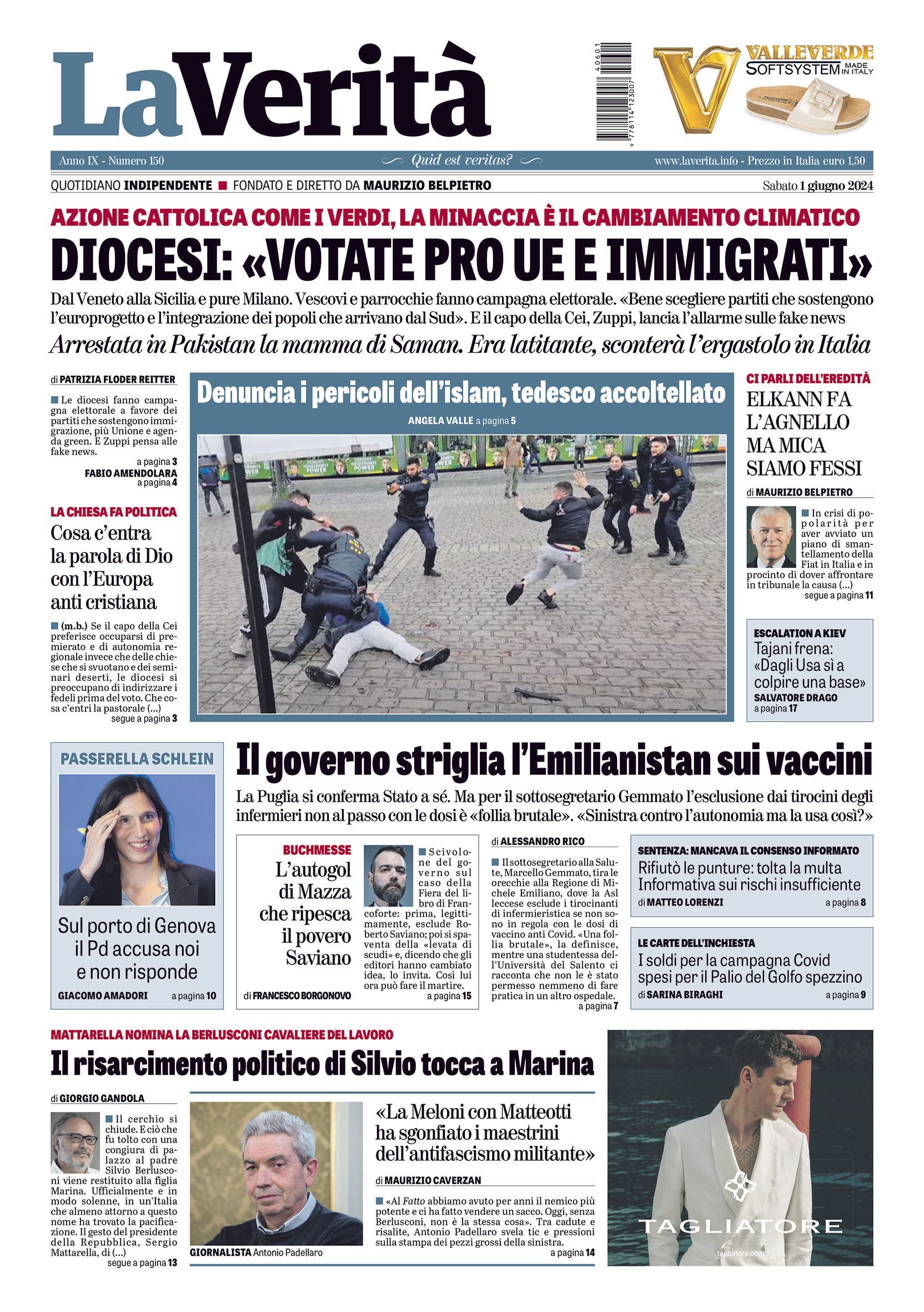 Oggi in edicola