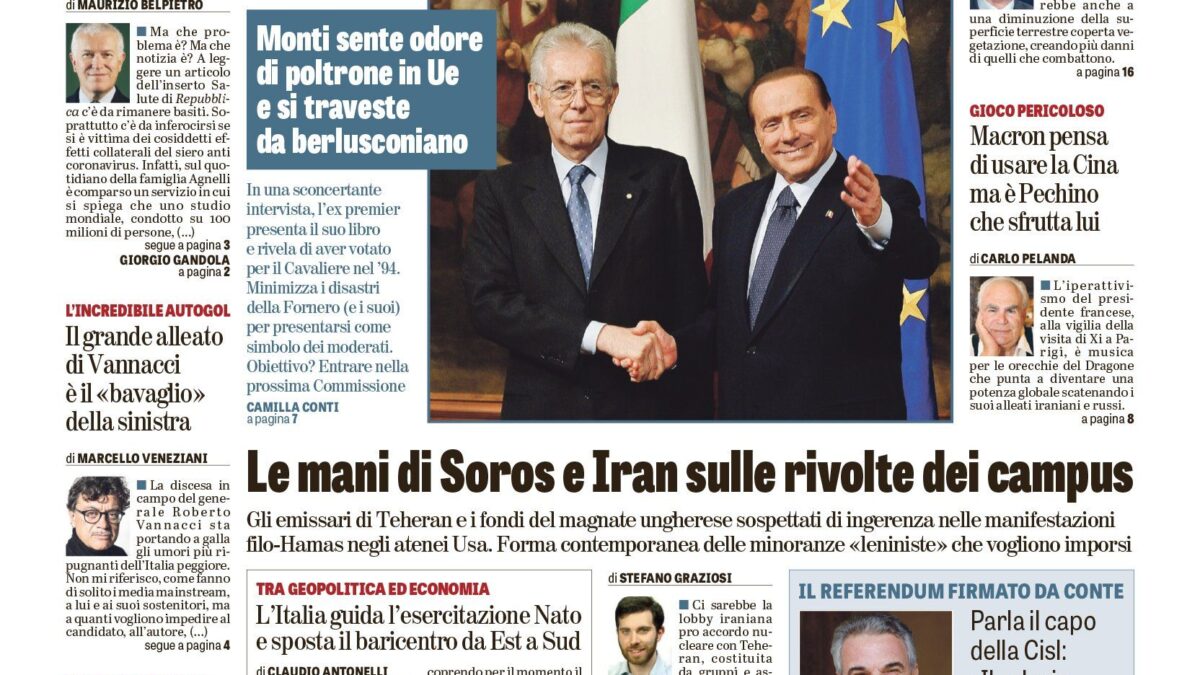 Oggi in edicola