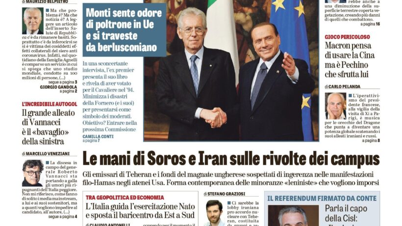 Oggi in edicola