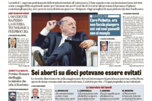 Oggi in edicola