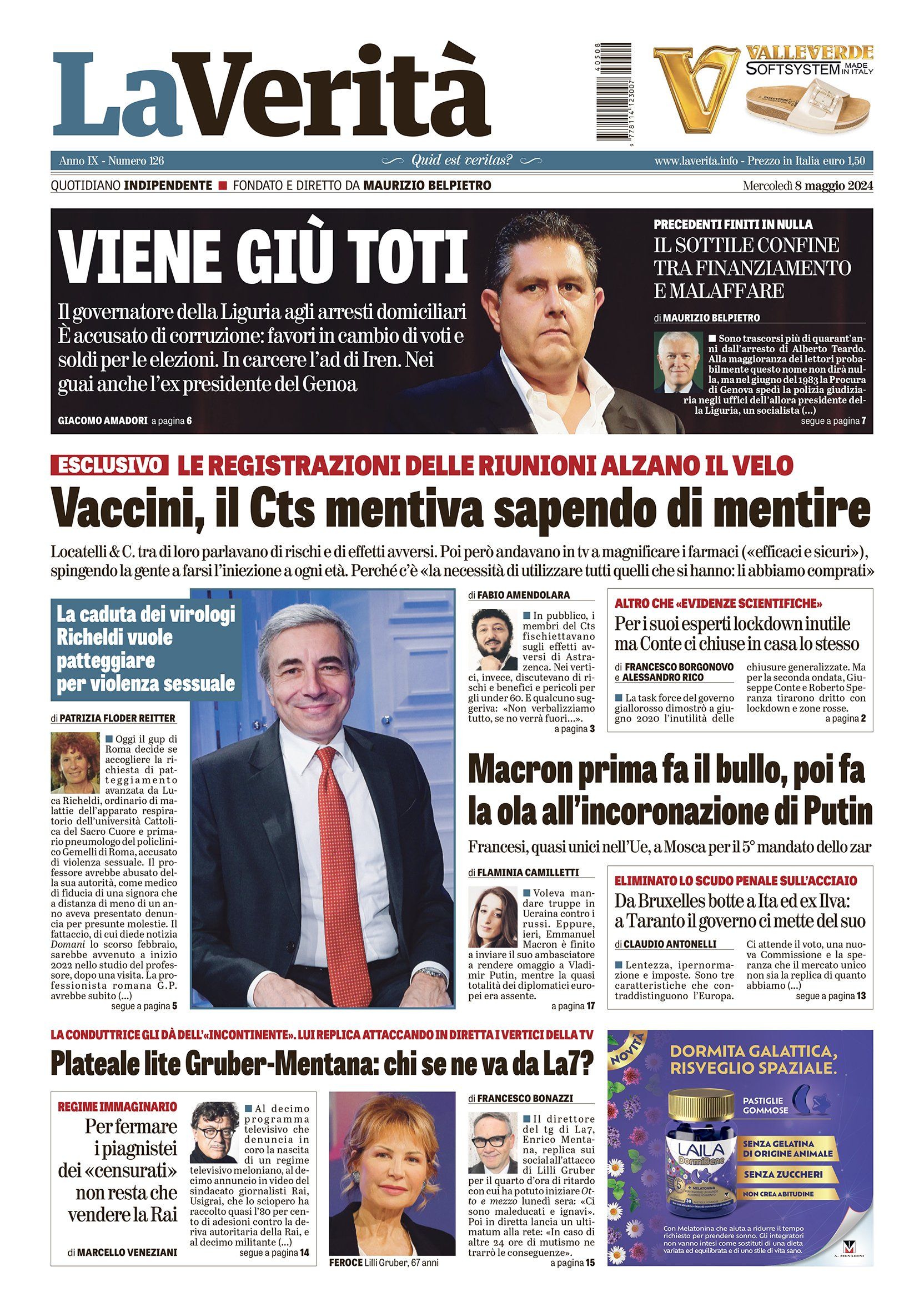 Oggi in edicola