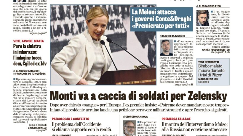 Oggi in edicola