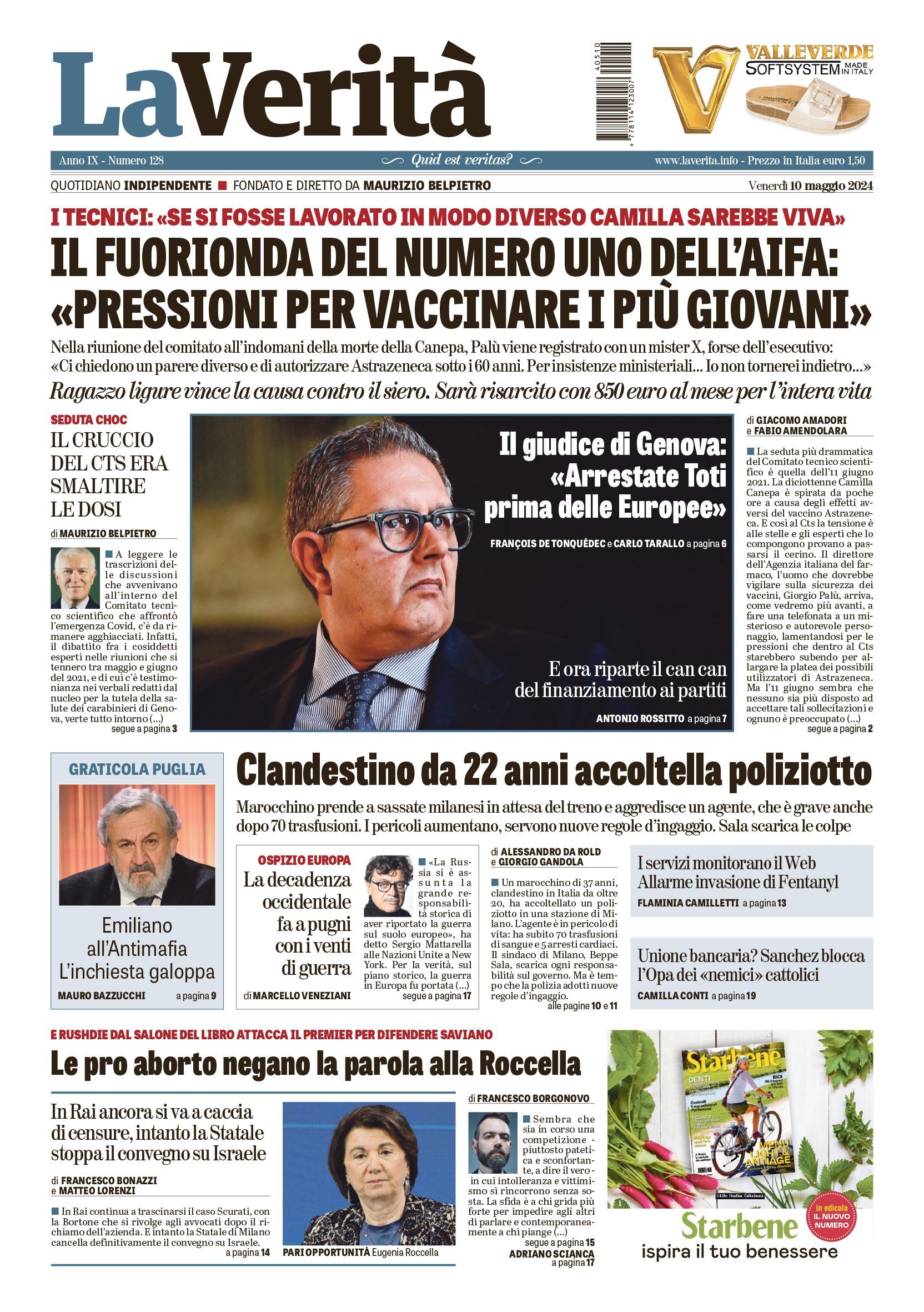 Oggi in edicola
