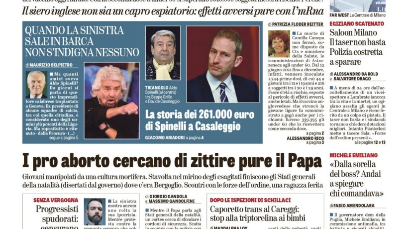 Oggi in edicola