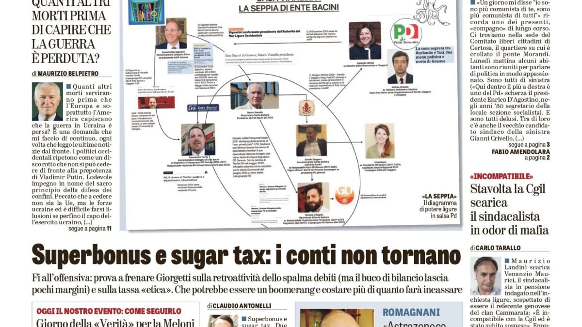 Oggi in edicola