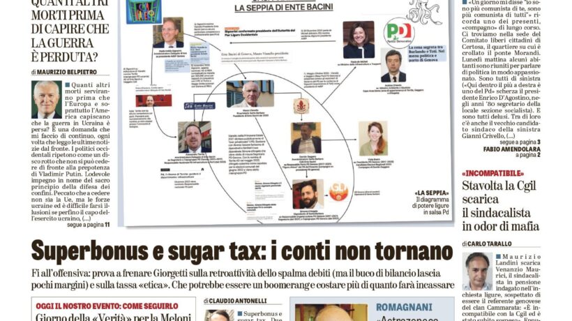 Oggi in edicola