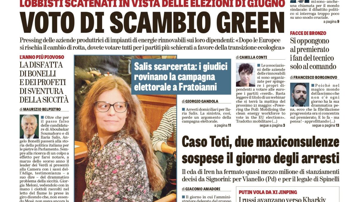 Oggi in edicola