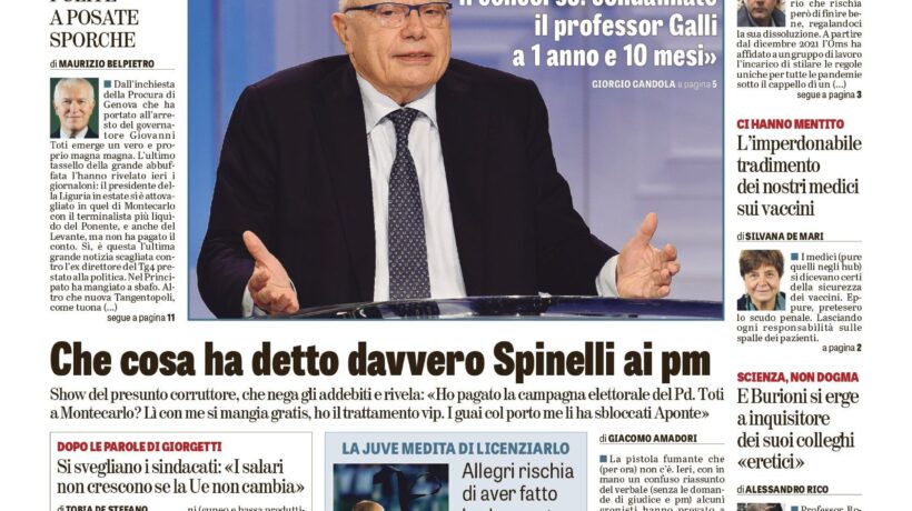Oggi in edicola