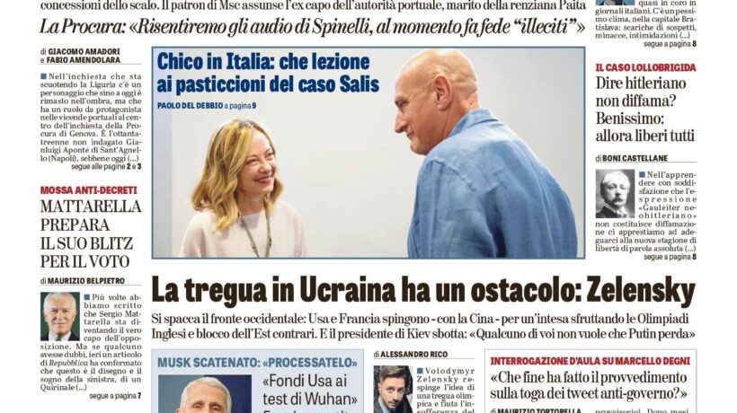 Oggi in edicola