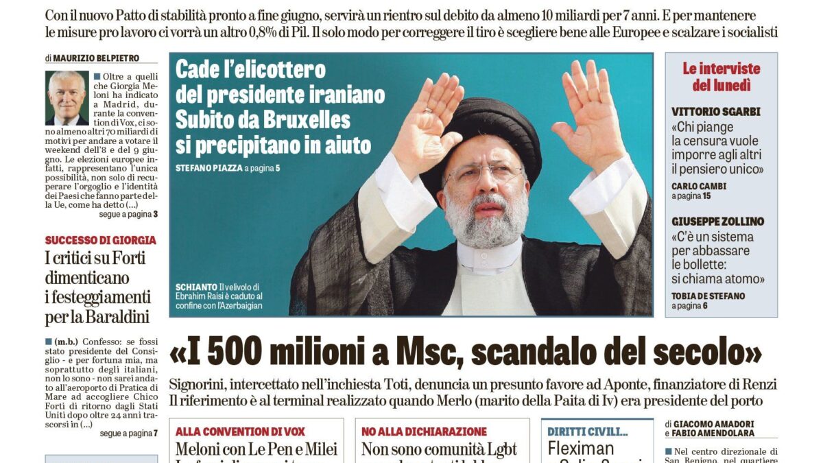 Oggi in edicola