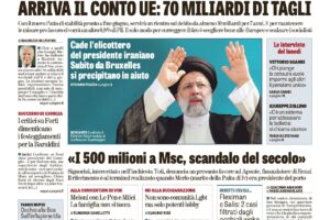 Oggi in edicola