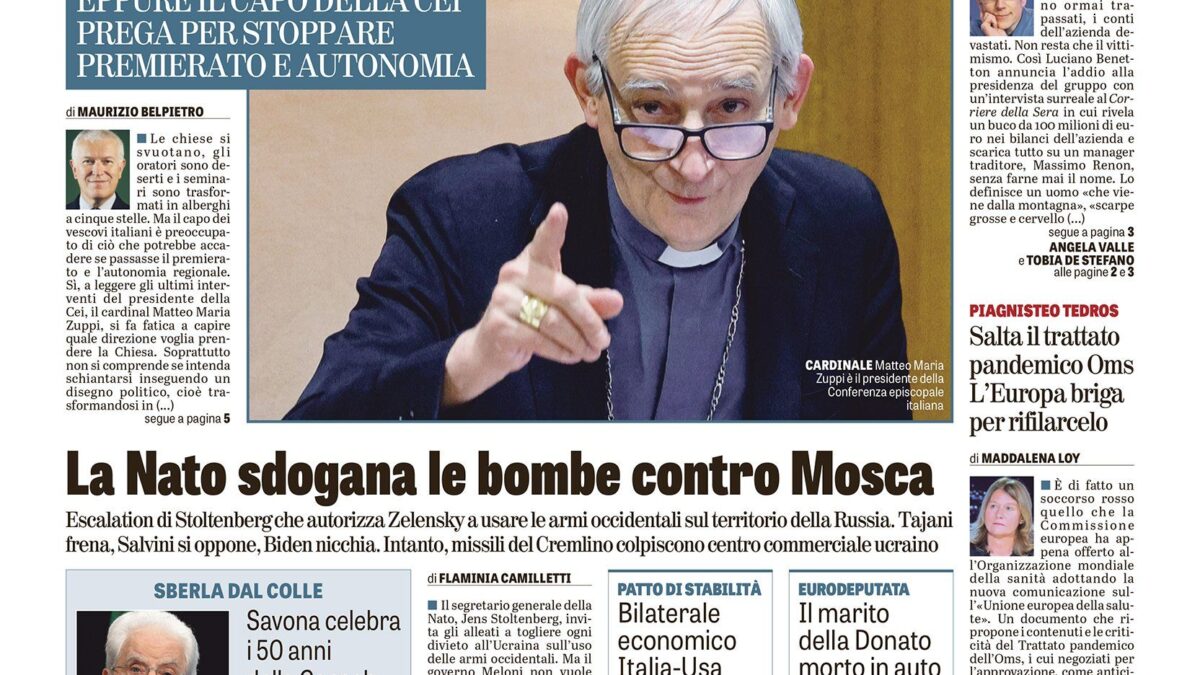 Oggi in edicola